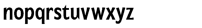 Republish Bold Font LOWERCASE