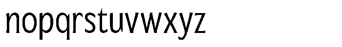 Republish Regular Font LOWERCASE