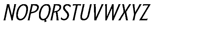 Republish Slant Font UPPERCASE