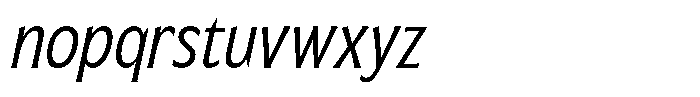 Republish Slant Font LOWERCASE