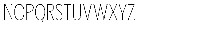 Republish Thin Font UPPERCASE