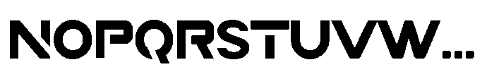 Reqist Font LOWERCASE