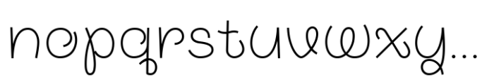 Rerupa Extra Light Font LOWERCASE
