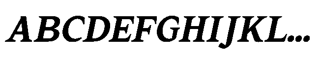 Res Minevia Bold Italic Font UPPERCASE