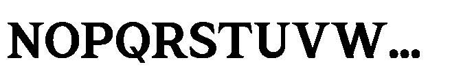 Res Minevia Bold Font UPPERCASE