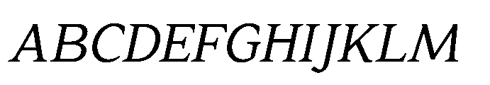 Res Minevia Italic Font UPPERCASE
