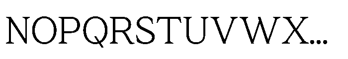 Res Minevia Light Font UPPERCASE