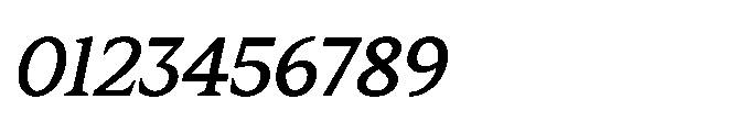 Res Minevia Medium Italic Font OTHER CHARS