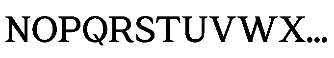Res Minevia Medium Font UPPERCASE