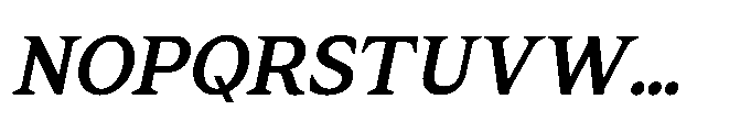 Res Minevia Semi Bold Italic Font UPPERCASE