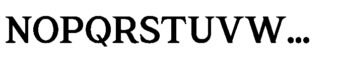 Res Minevia Semi Bold Font UPPERCASE