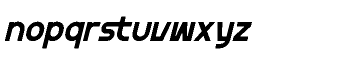 Resana Italic Font LOWERCASE