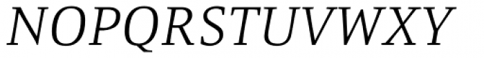 Resavska Light Italic Font UPPERCASE
