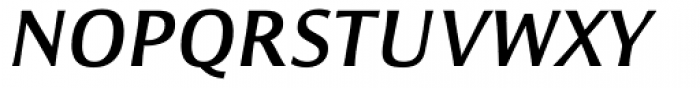 Resavska Sans Medium Bold Italic Font UPPERCASE