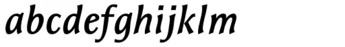 Resavska Sans Medium Bold Italic Font LOWERCASE