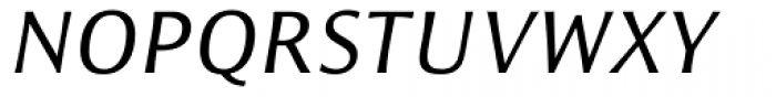 Resavska Sans Medium Italic Font UPPERCASE