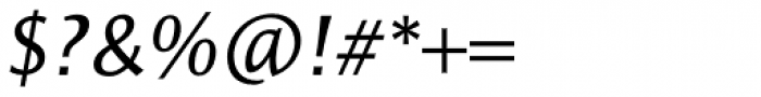Resavska Sans Std Medium Italic Font OTHER CHARS