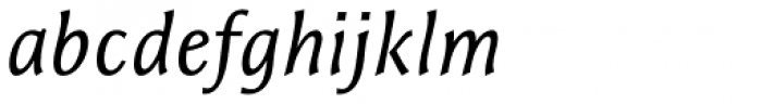 Resavska Sans Std Medium Italic Font LOWERCASE