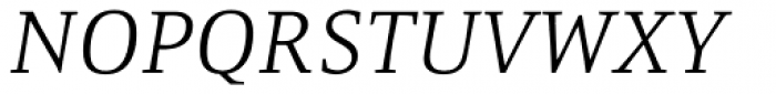 Resavska Std Light Italic Font UPPERCASE
