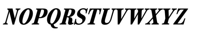 Reserve Condensed Bold Italic Font UPPERCASE