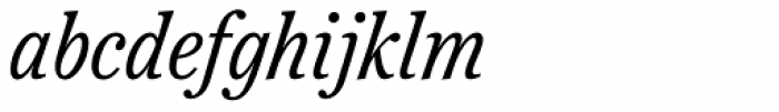 Reserve Condensed Italic Font LOWERCASE