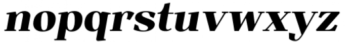 Resgak Extra Bold Italic Font LOWERCASE