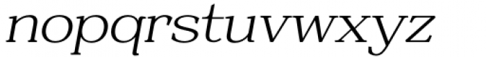 Resgak Extra Light Italic Font LOWERCASE