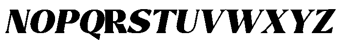Reshiga Italic Font UPPERCASE