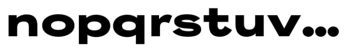 Resident Ext Extrabold Font LOWERCASE