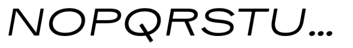 Resident Ext Light Italic Font UPPERCASE