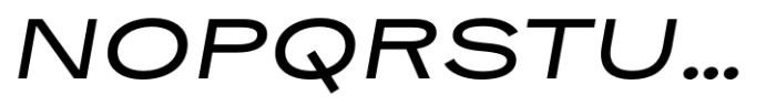 Resident Ext Semiligt Italic Font UPPERCASE