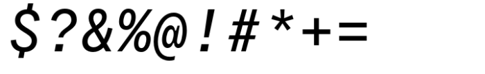 Resist Mono Regular Italic Font OTHER CHARS