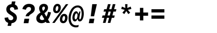Resist Mono SemiBold Italic Font OTHER CHARS