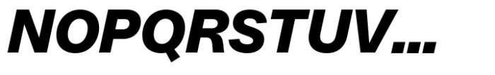 Resist Sans Display Ex Bold Oblique Font UPPERCASE