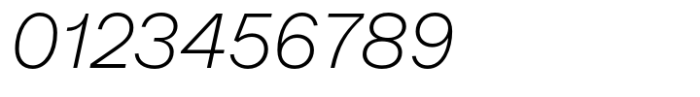 Resist Sans Resist Display Thin Oblique Font OTHER CHARS