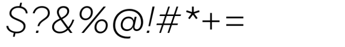 Resist Sans Resist Display Thin Oblique Font OTHER CHARS