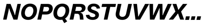 Resist Sans Resist Text Bold Oblique Font UPPERCASE