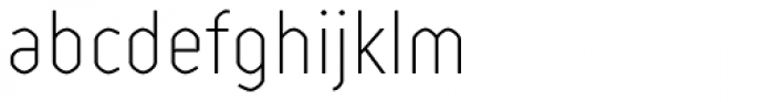 Reso Thin Font LOWERCASE