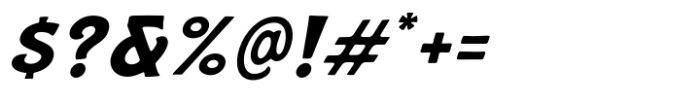 Resola Serif Oblique Font OTHER CHARS