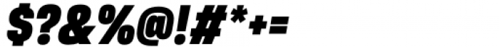 Resolve Sans Black Nrw Italic Font OTHER CHARS