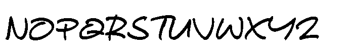 Resonan Bastega Font UPPERCASE
