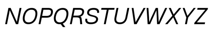 Resonate Light Italic Font UPPERCASE