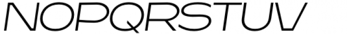 Resotho Extralight Italic Font LOWERCASE