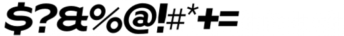 Resotho Semibold Italic Font OTHER CHARS