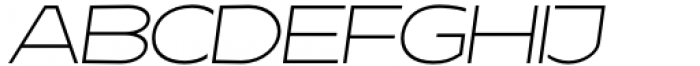 Resotho Thin Italic Font UPPERCASE