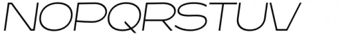 Resotho Thin Italic Font UPPERCASE