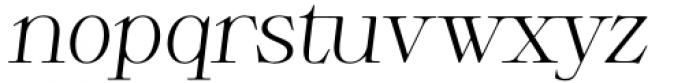 Respace Italic Font LOWERCASE