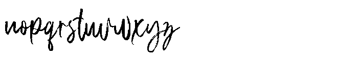 Respiration Font LOWERCASE