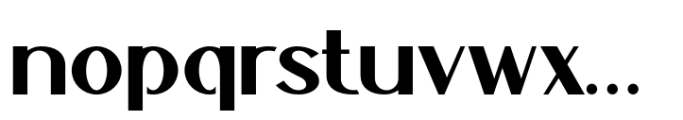 Resson Op Bold Font LOWERCASE