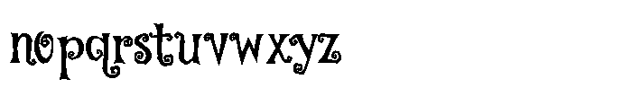 Rest in Pizza Font LOWERCASE
